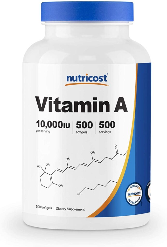 Nutricost Vitamin A 10,000 IU