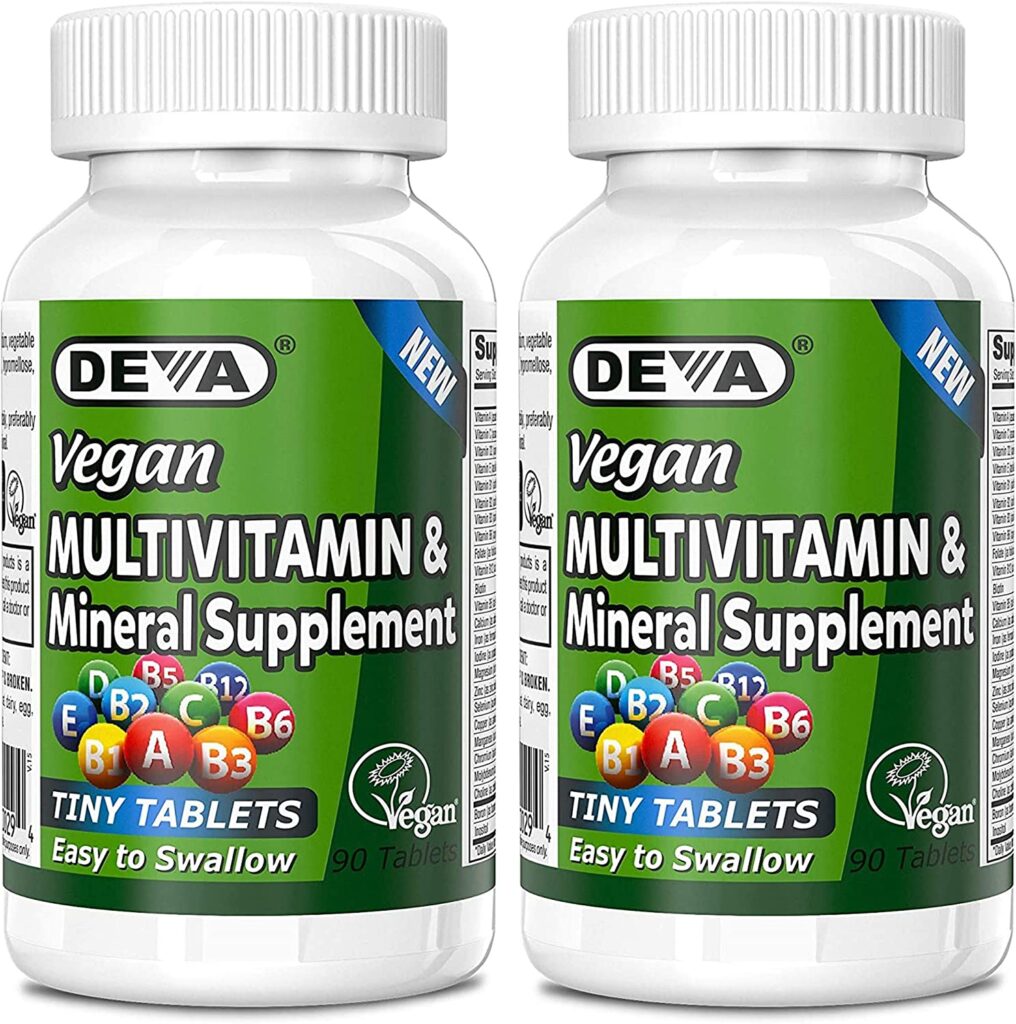 Deva Vegan Multivitamin & Mineral Supplement