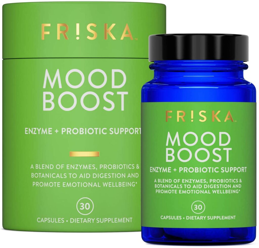 FRISKA Mood Boost | Digestive Enzyme and Probiotic Supplement