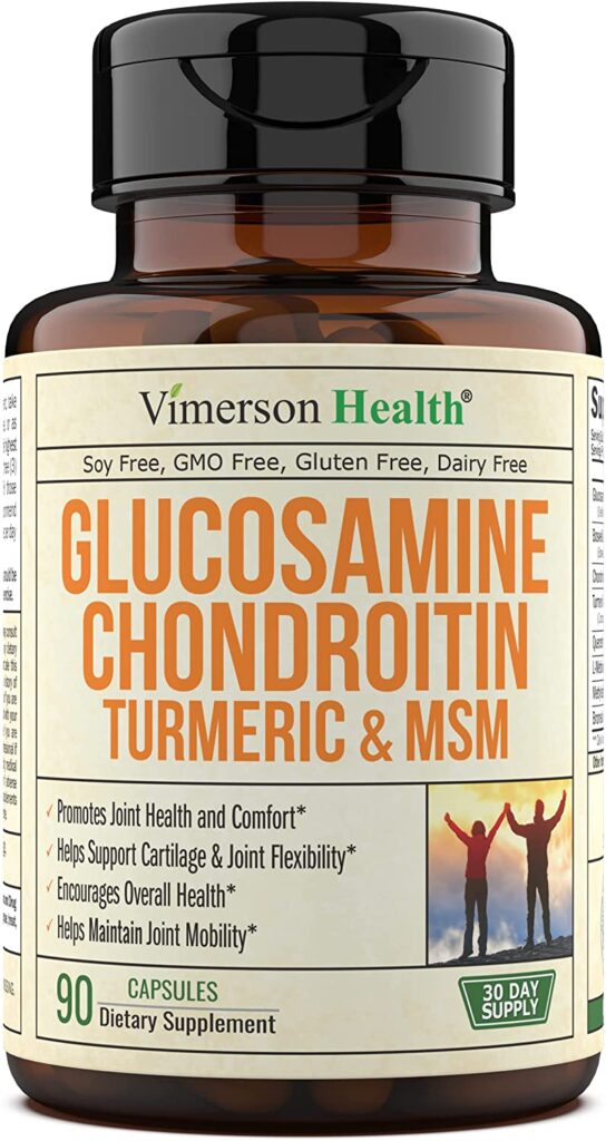 Glucosamine with Chondroitin Turmeric MSM Boswellia