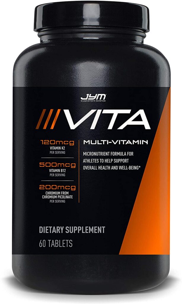 JYM Sports Multivitamin Supplement Tablets