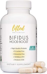 Probiotics 30 Billion CFU - Bifidus Mood Support Supplement