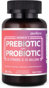 Zentastic Women's Probiotic & Prebiotic Supplement